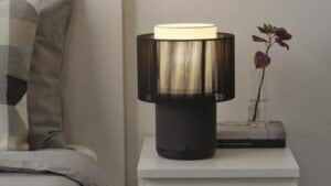 9. IKEA x Sonos SYMFONISK 2nd-gen table lamp speaker sets lights and music with its Wi-Fi connection.