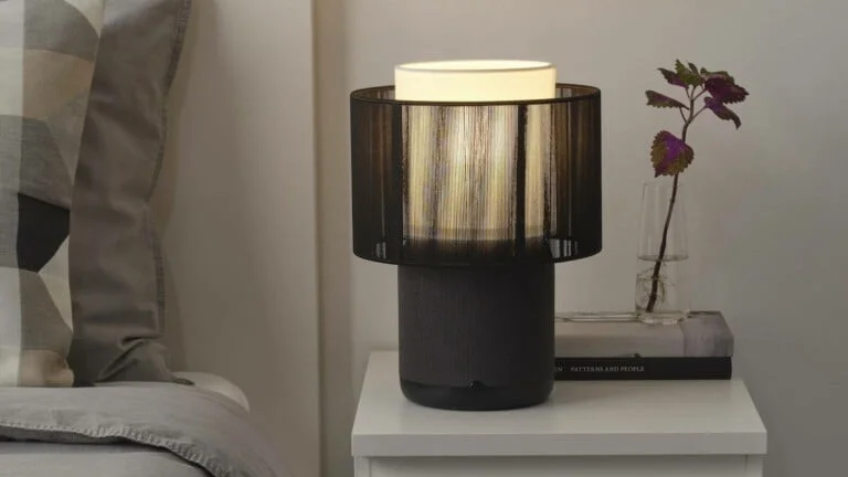 9. IKEA x Sonos SYMFONISK 2nd-gen table lamp speaker sets lights and music with its Wi-Fi connection.