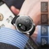 Smart Watch with Dual Time Zone Display - Stay Connected, Stay Stylis