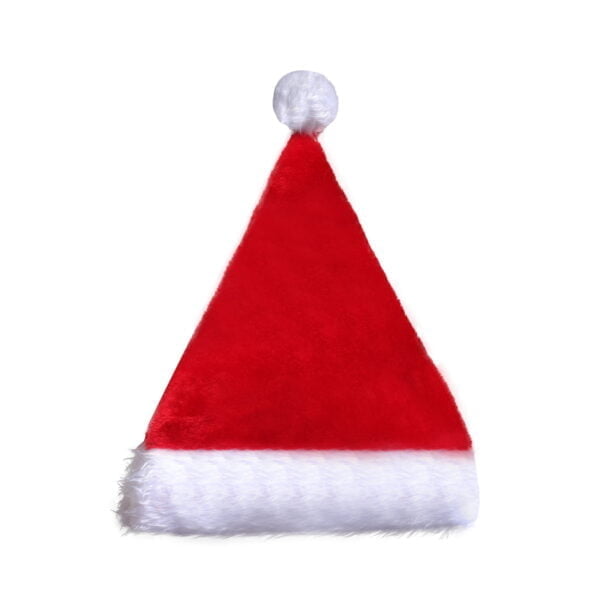 4b84358b-2725-4ce0-ac11-180d4d427664.jpg Light Up Santa Hat with LED Lights - Plush & Festive for Adults & Kids (Warm or Colorful Lights)