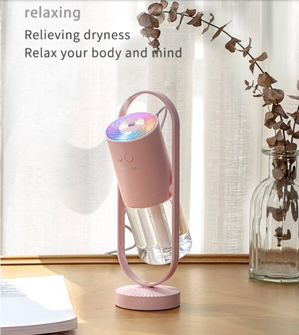 Ultrasonic Car Mist Maker, Home Humidifier, Office Air Purifier with LED Projection