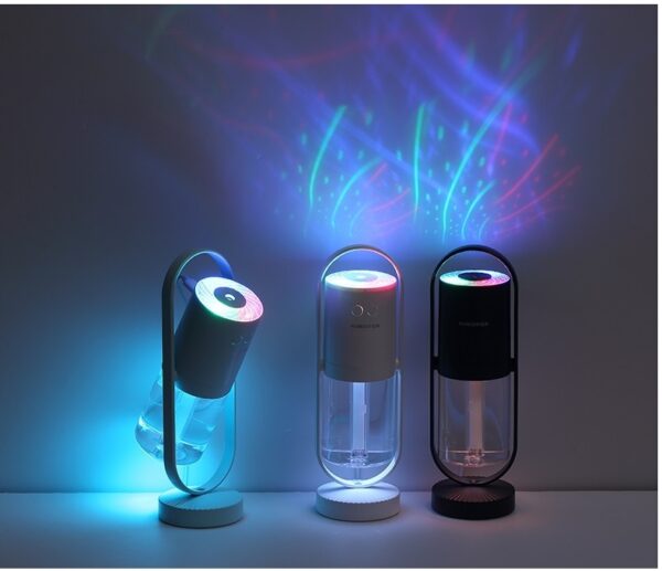 Ultrasonic Car Mist Maker, Home Humidifier, Office Air Purifier with LED Projection