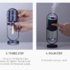 Ultrasonic Car Mist Maker, Home Humidifier, Office Air Purifier with LED Projection